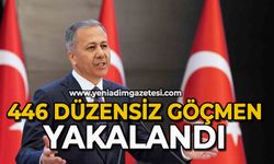 446 düzensiz göçmenin yakalandı