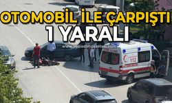 Otomobil ile çarpıştı: 1 yaralı