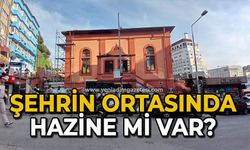 Şehrin ortasında hazine mi var?