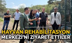 Hayvan rehabilitasyon merkezi’ni ziyaret ettiler