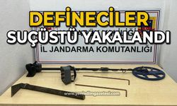 Defineciler suçüstü yakalandı