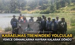 Karaelmas trenindeki yolcular Yenice ormanlarına hayran kalarak döndü
