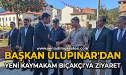 Başkan Ulupınar'dan yeni Kaymakam Bıçakçı'ya ziyaret