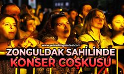 Zonguldak sahilinde konser coşkusu