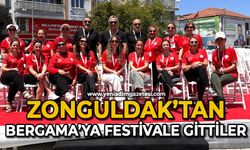 Zonguldak’tan Bergama’ya festivale gittiler