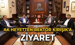 Ak heyetten Rektör Kırışık'a ziyaret
