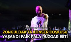 Zonguldak'ta konser coşkusu yaşandı Faik Pala rüzgar esti