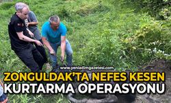Zonguldak’ta nefes kesen kurtarma operasyonu