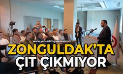 Zonguldak’ta çıt çıkmıyor