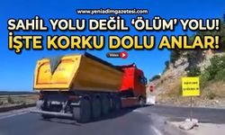 Kilimli Sahil Yolu değil ‘Ölüm yolu!’ İşte korku dolu anlar