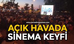 Açık havada sinema keyfi