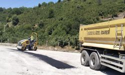 Bozulan yollara müdahale ediliyor