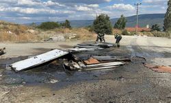 Çöpte çıkan yangın korkuttu