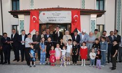 Depremde ağır hasar gören caminin yerine yenisi yapıldı