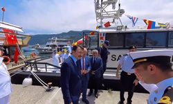 Görevine başlayan Kaymakam Çetin, ilk resmi törene katıldı