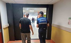 Hastanede yatan hastaya zabıta ekipleri kayıtsız kalmadı