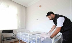 Yatağa bağımlı hastalara ekipman desteği