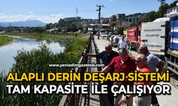 Alaplı derin deşarj sistemi tam kapasite ile çalışıyor