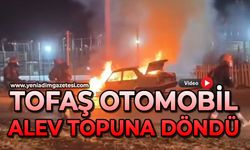 Tofaş otomobil alev topuna döndü