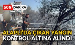 Alaplı’da çıkan yangın kontrol altına alındı