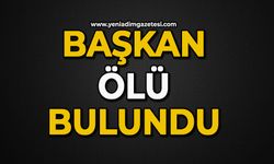 Başkan ölü bulundu
