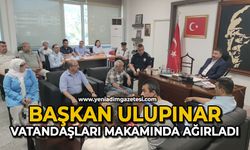 Başkan Ulupınar vatandaşları makamında ağırladı