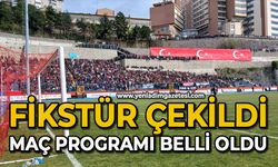 Fikstür çekildi, maç programı belli oldu