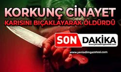 Korkunç cinayet: Karısını bıçaklayarak öldürdü