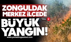 Zonguldak merkezinde büyük yangın!