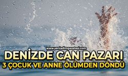 Denizde can pazarı: 3 çocuk ve anne ölümden döndü