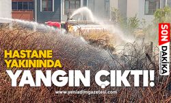 Çaycuma Devlet Hastanesi yakınlarında yangın paniği