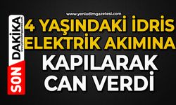 4 yaşındaki İdris elektrik akımına kapılarak can verdi