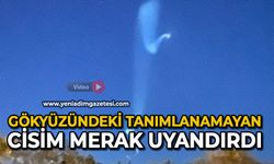 Gökyüzündeki tanımlanamayan cisim merak uyandırdı