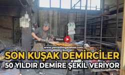 Son kuşak demirciler 50 yıldır demire şekil veriyor