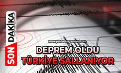 Deprem oldu Türkiye sallanıyor