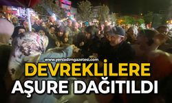 Devreklilere aşure dağıtıldı