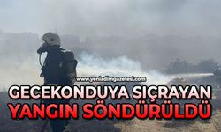 Gecekonduya sıçrayan yangın söndürüldü