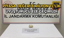 Piyasa değeri 3 milyon TL’lik uyuşturucu ele geçirildi
