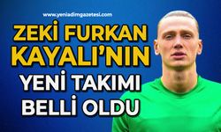 Zeki Furkan Kayalı’nın yeni takımı belli oldu