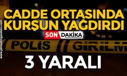 Cadde ortasında kurşun yağdırdı: 3 yaralı