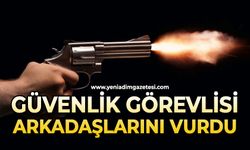 Mesai arkadaşlarını silahla vurdu