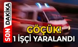 Göçük: 1 yaralı