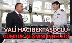 Vali gümrük alanında inceleme yaptı