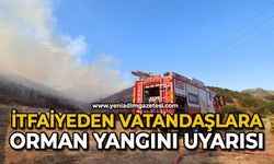 İtfaiyeden vatandaşlara orman yangını uyarısı