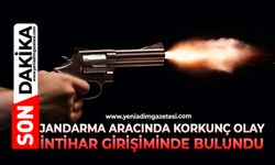 Jandarma aracında korkunç olay: İntihar girişiminde bulundu