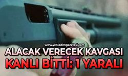 Alacak verecek kavgası kanlı bitti: 1 yaralı