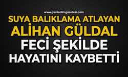 Suya balıklama atlayan Alihan Güldal feci şekilde hayatını kaybetti