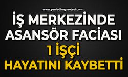 İş merkezinde asansör faciası: 1 işçi hayatını kaybetti