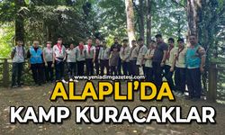 Alaplı’da kamp kuracaklar