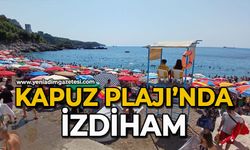 Kapuz Plajı’nda izdiham